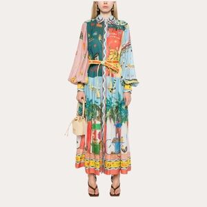 ALEMAIS
x Adam Lester All Aboard maxi dress Au6